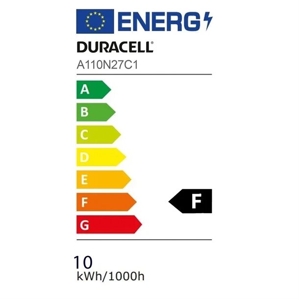 Duracell® LED pære E27 med 806 lumen - A110N27C1